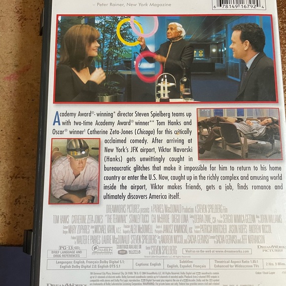 DVD Movie- The Terminal with Tom Hanks and Catherine Zeta-Jones - Picture 2 of 4